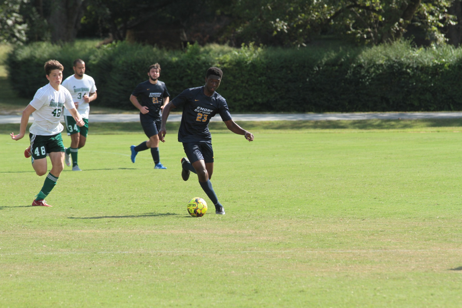 Men's Soccer clinches win against Trinity College