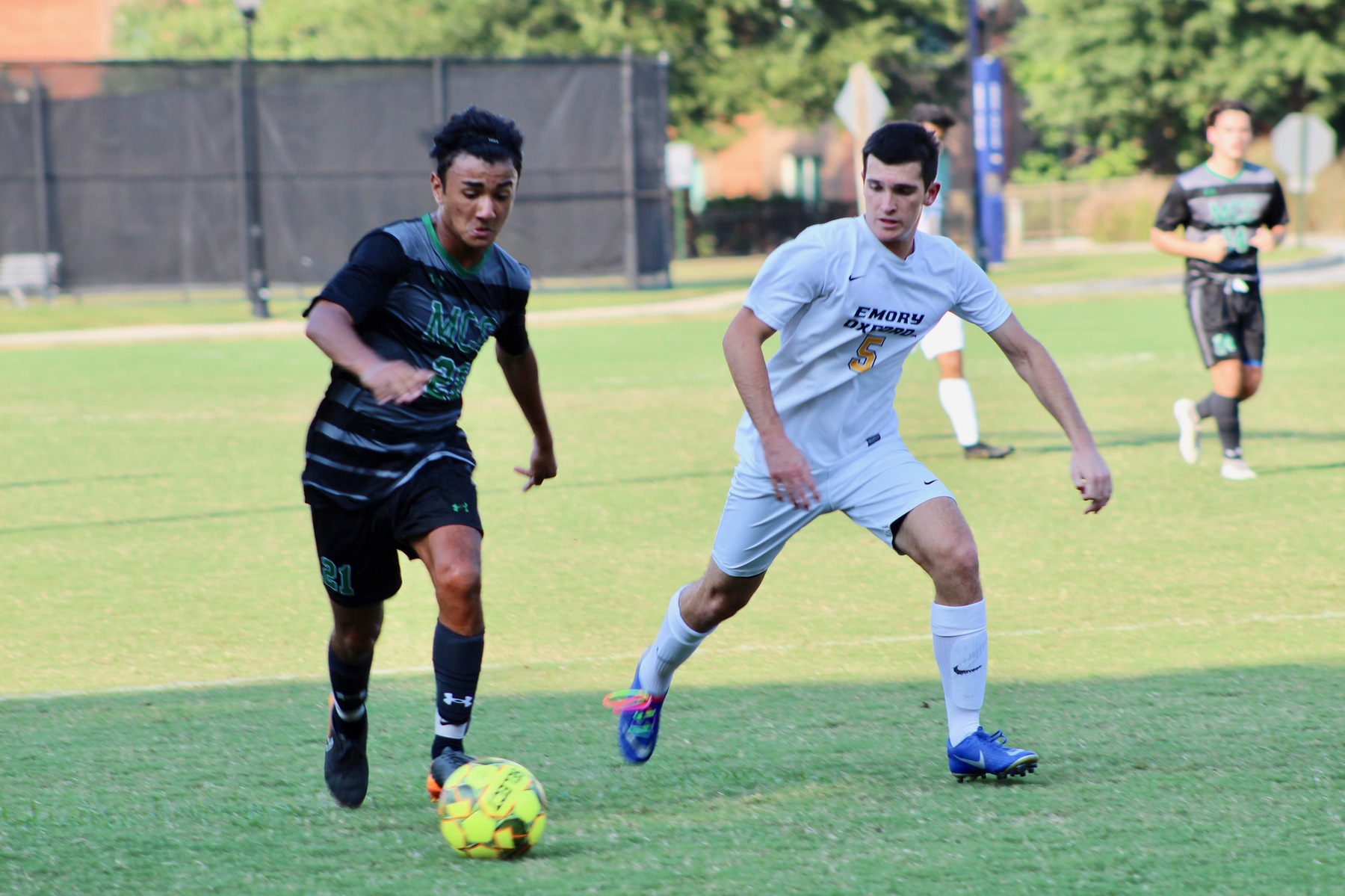 Men’s Soccer Ties Meridian; Clinches Spot in District Playoffs